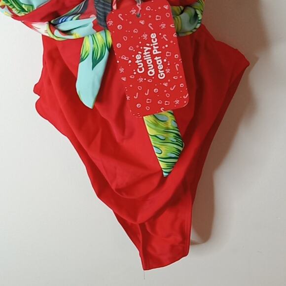 NWT PatPat women's size XL tropical one piece swimsuit. ADORABLE - Picture 4 of 7